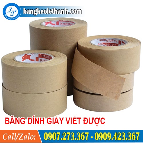 Băng dính giấy viết được màu nâu da bò