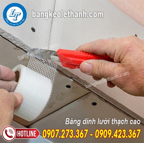 Băng dính lưới trần thạch cao Băng dính lưới trần thạch cao