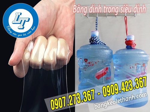 Băng dính trong siêu dính chịu lực nặng bám dính cao