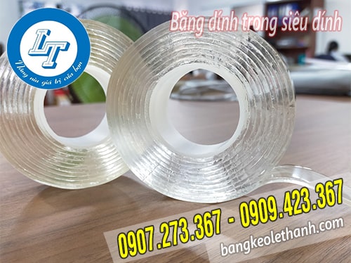 Băng dính trong siêu dính