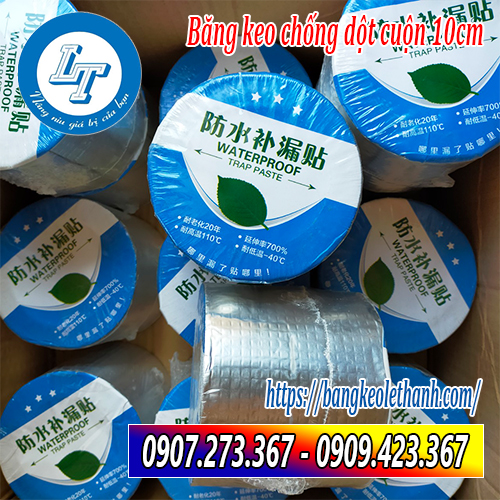 Băng keo chống dột waterproof cuộn 10cm Băng keo chống dột waterproof cuộn 10cm