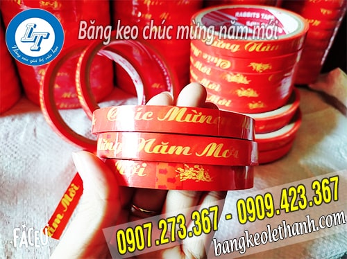 Băng keo chúc mừng năm mới Băng keo chúc mừng năm mới