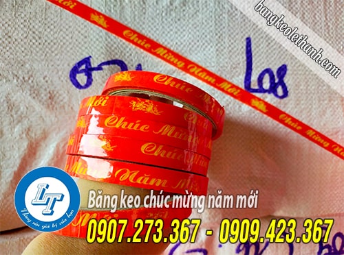 Băng keo chúc mừng năm mới Băng keo chúc mừng năm mới