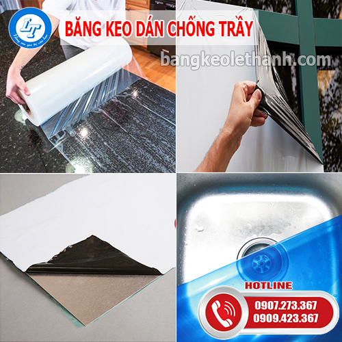 Băng keo dán chống trầy bề mặt inox, nhôm, kính, gỗ
