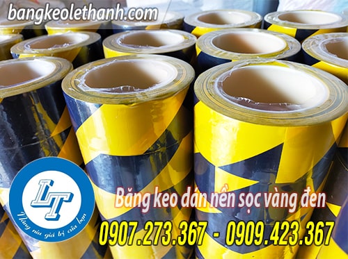 Băng keo dán nền sọc vàng đen giá rẻ