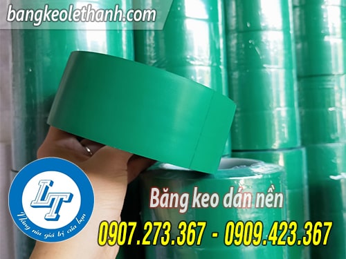 Băng keo dán nền xanh lá