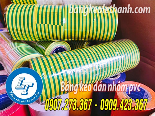 Băng keo dán nhôm pvc kẻ sọc