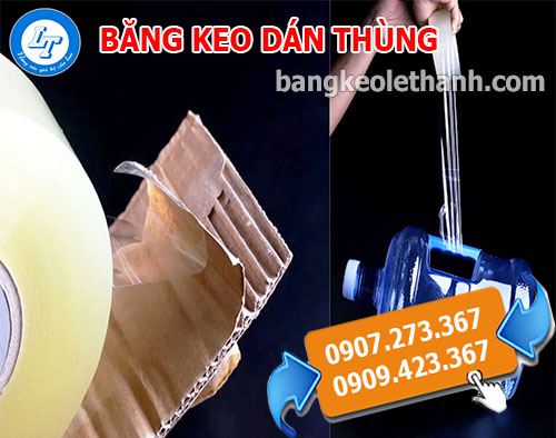 Băng keo dán thùng có độ bám dính chắc chắn