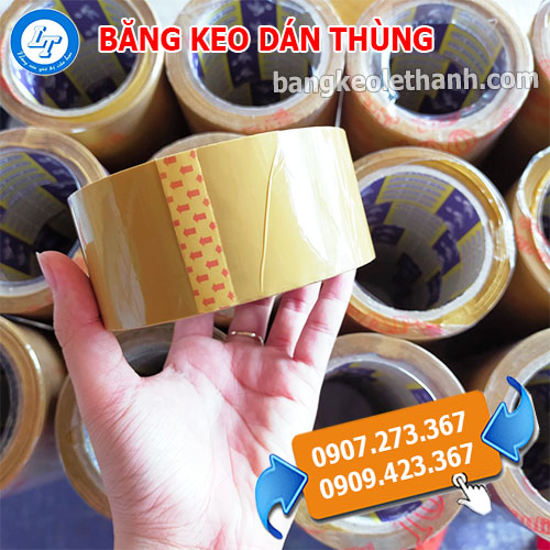 Băng keo dán thùng màu đục