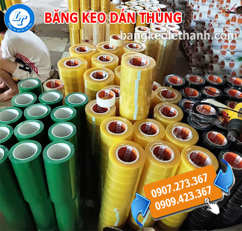 Băng keo dán thùng dùng cho các công ty dệt may