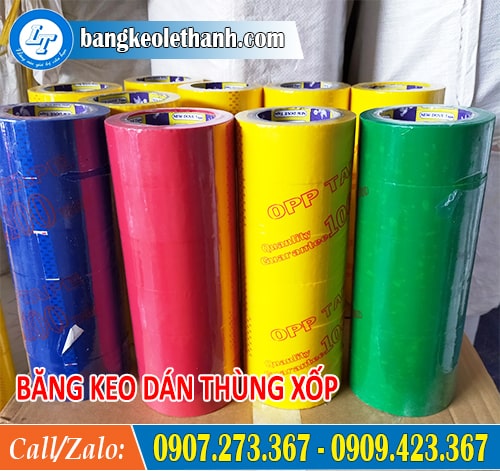 Băng keo dán thùng xốp opp