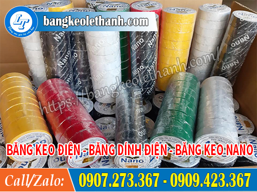 Băng keo điện, băng dính điện, băng keo nano