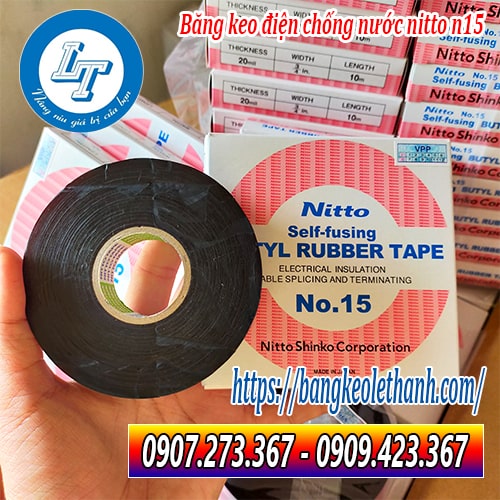 Băng keo điện chống nước nitto n15 Băng keo điện chống nước nitto n15