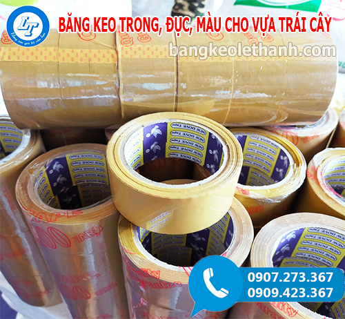 Băng keo đục cho vựa trái cây