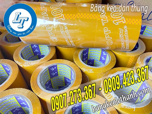 Băng keo đục dán thùng 100 yard