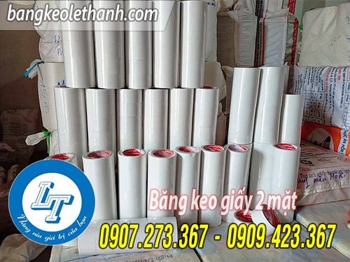 Băng keo giấy 2 mặt dùng trong ngành giày dép