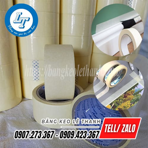 Băng keo giấy nhăn giá sỉ tốt nhất HCM