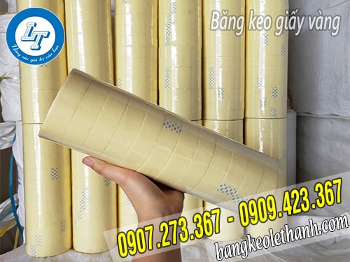 Băng keo giấy vàng