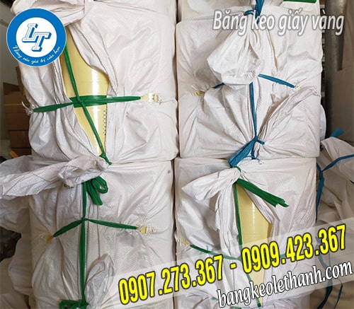 Băng keo giấy vàng