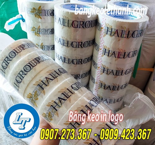 Băng keo in logo theo yêu cầu