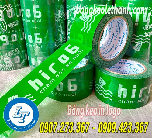 Băng keo in logo theo yêu cầu