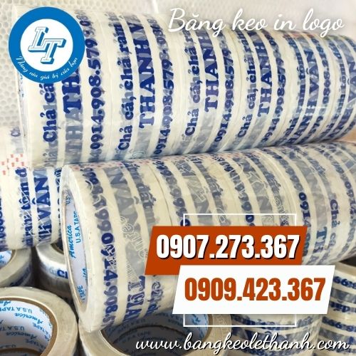 Băng keo in logo, thương hiệu