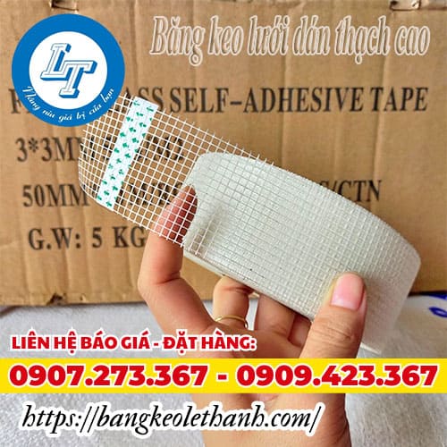 Băng keo lưới dán thạch cao đủ kích cỡ giá rẻ