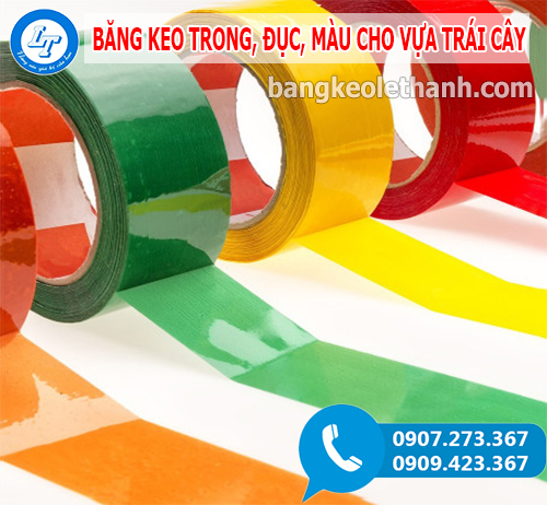 Băng keo màu cho vựa trái cây