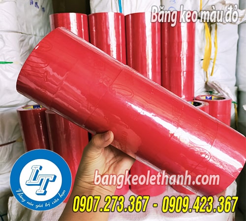 Băng keo màu đỏ