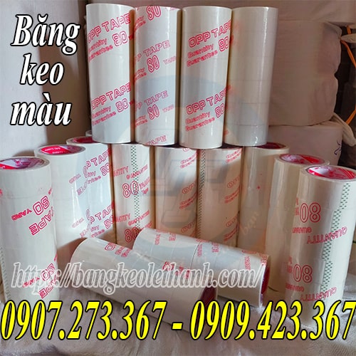 Băng keo màu đủ kích cỡ'