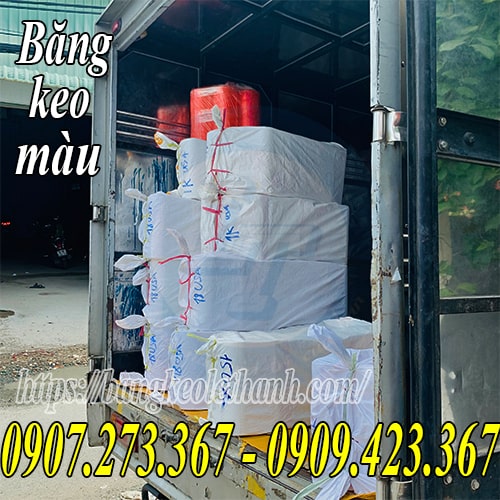 Băng keo màu đủ kích cỡ