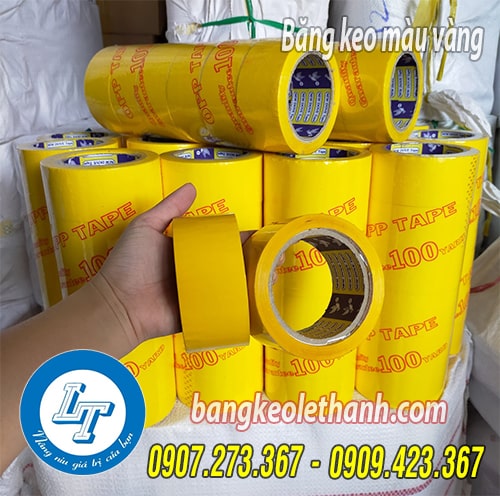 Băng keo màu vàng