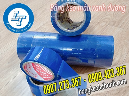 Băng keo màu xanh dương