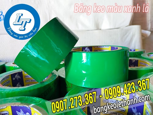 Băng keo màu xanh lá