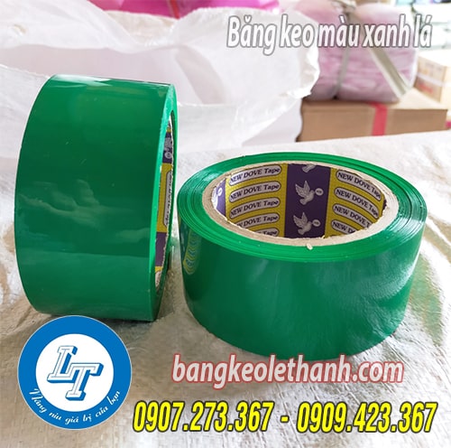 Băng keo màu xanh lá