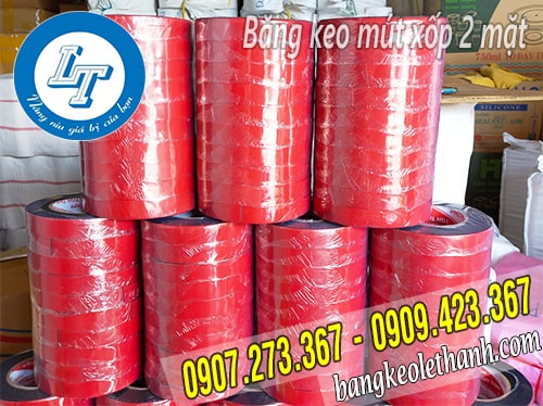 Băng keo mút xốp hai mặt đen