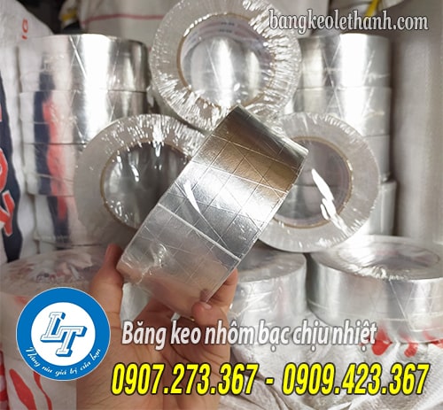 Băng keo nhôm bạc chịu nhiệt