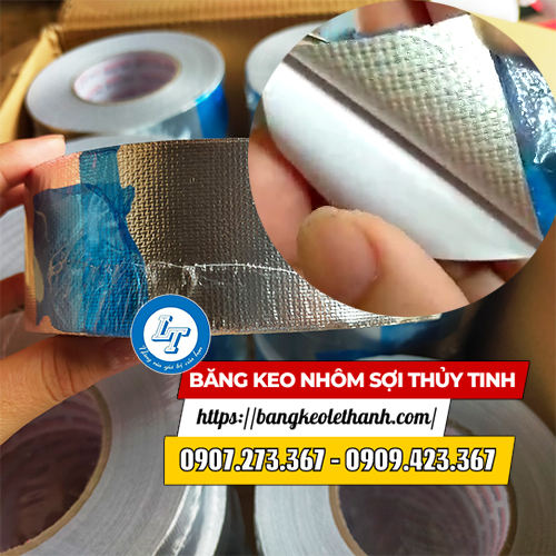 Băng keo nhôm sợi thủy tinh