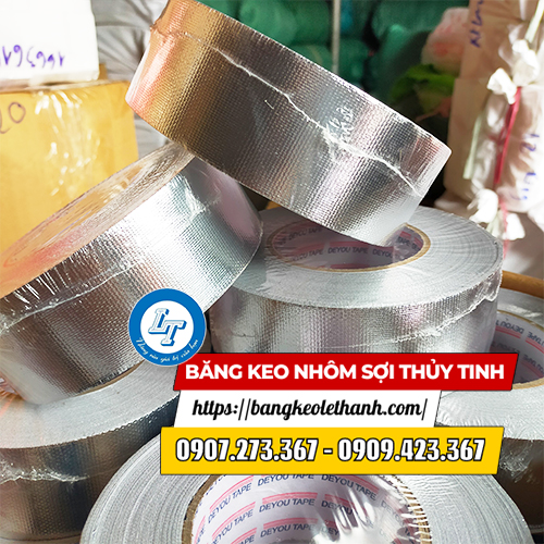 Băng keo nhôm sợi thủy tinh
