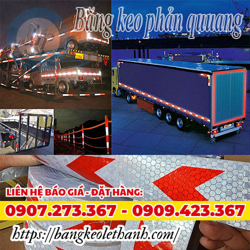 Băng keo phản quang đủ màu giá rẻ chất lượng