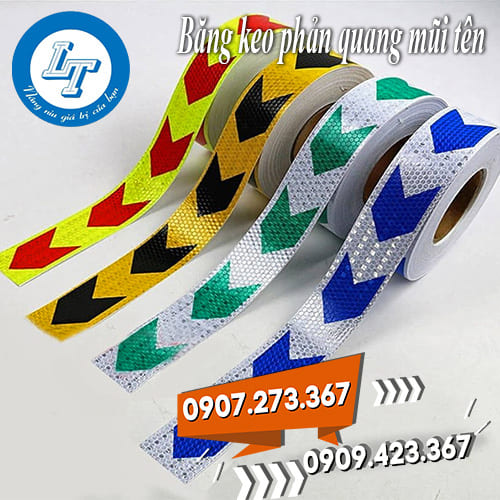 Băng keo phản quang mũi tên giá sỉ bán rẻ