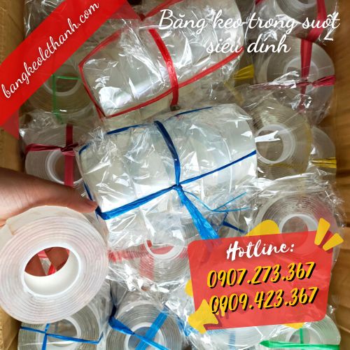 Băng keo trong siêu dính, chống thấm