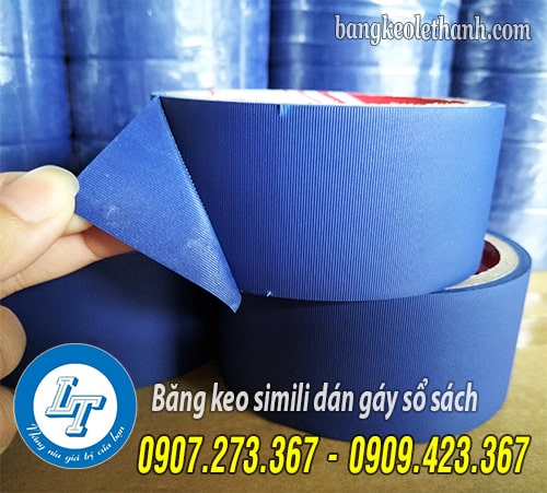 Băng keo simili màu xanh dương 4f8
