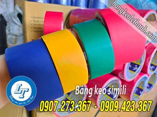 Băng keo simili nhiều màu