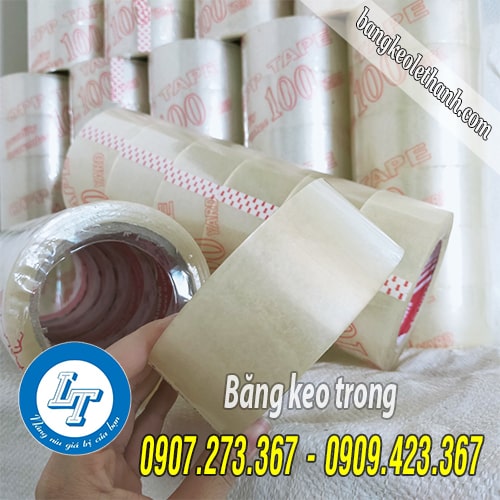 Băng keo trong dán thùng