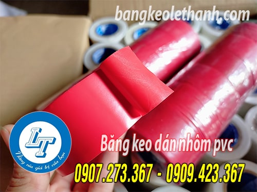 Băng keo vá nhôm pvc màu đỏ