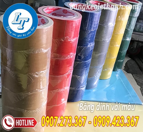 Băng keo vải đủ màu