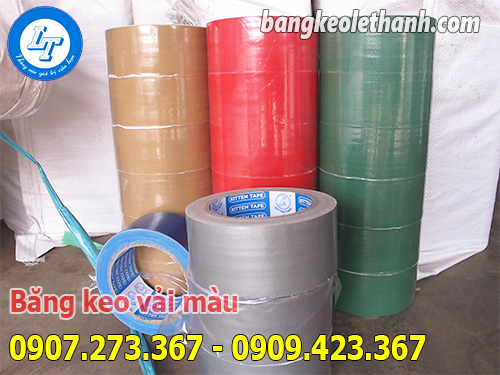 Băng keo vải màu