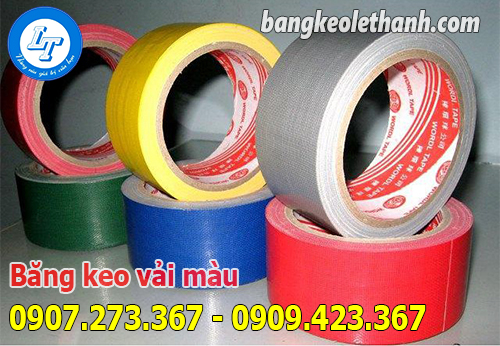 Băng keo vải màu gia cố hàng hóa