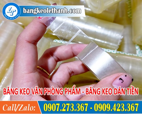Băng keo văn phòng phẩm làm bằng màng opp